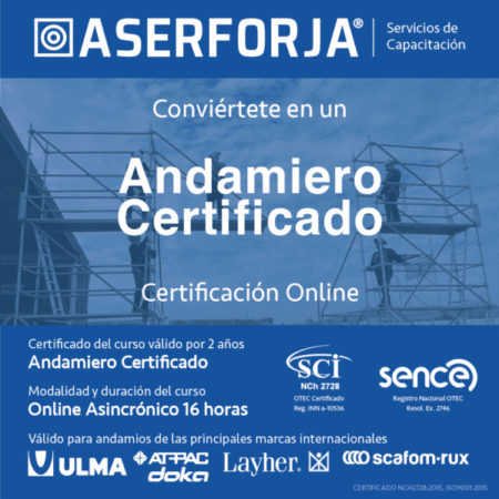 Operario Certificado de Andamios